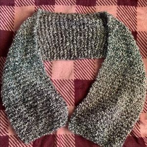 Grey Knitted Scarf